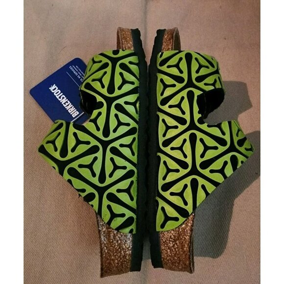 Birkenstock Arizona Kids Sandal Seaweed Black Green Size 26 Narrow US 8 - New - Picture 7 of 8